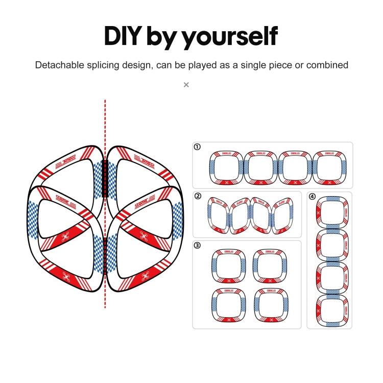 For DJI FPV STARTRC 5 in 1 Drone Obstacle Avoidance Training Track Competition Practice Obstacle Gate Square Gantry Door - free shipping - PMC TechLife - Order now!