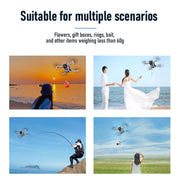 For DJI Mini 2 / Mini 2 SE / Mini 3 / Pro STARTRC Air-Dropping System Thrower Parabolic Bracket (Grey)
