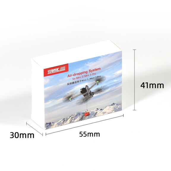 For DJI Mini 2 / Mini 2 SE / Mini 3 / Pro STARTRC Air-Dropping System Thrower Parabolic Bracket (Grey)