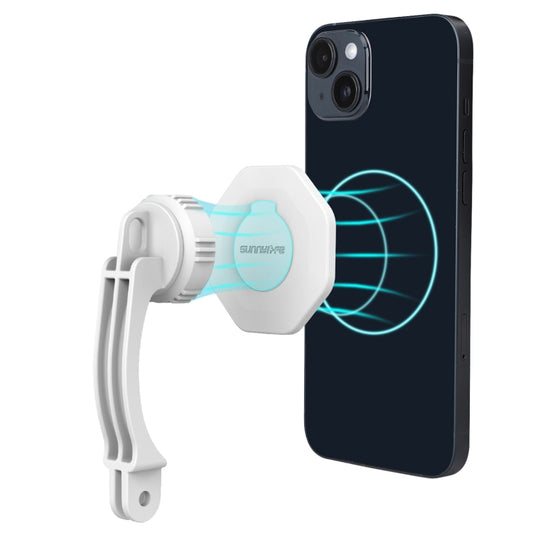 For DJI OM6 / 5 / 4 / 4 SE  Sunnylife ZJ561 Magsafe Adapter Phone Holder (White) -  by Sunnylife | Online Shopping South Africa | PMC Jewellery | Buy Now Pay Later Mobicred