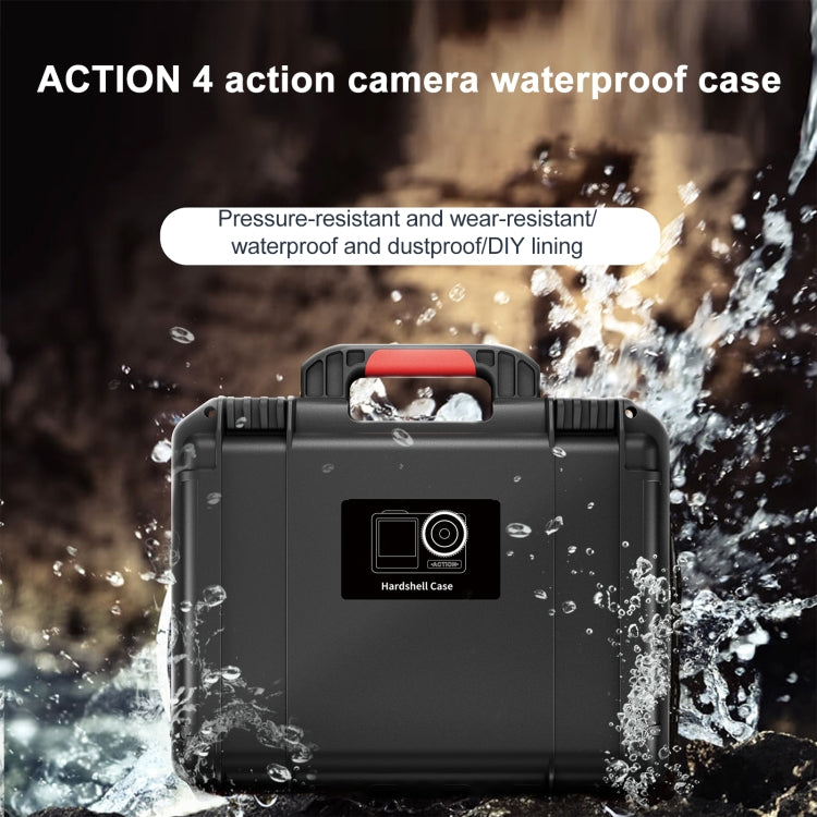 For DJI Action 5 Pro / 4 / 3 STARTRC Waterproof PP Full Kit Suitcase Storage Box (Black) - free shipping - PMC Jewellery - Order now!