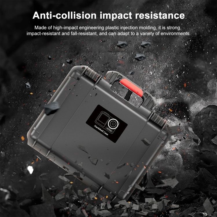 For DJI Action 5 Pro / 4 / 3 STARTRC Waterproof PP Full Kit Suitcase Storage Box (Black) - free shipping - PMC Jewellery - Order now!