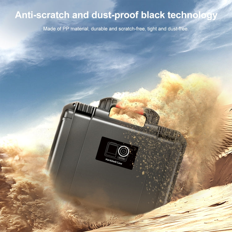 For DJI Action 5 Pro / 4 / 3 STARTRC Waterproof PP Full Kit Suitcase Storage Box (Black) - free shipping - PMC Jewellery - Order now!