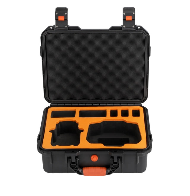 For DJI Mini 4 Pro Sunnylife Safety Carrying Case Water-resistant Shock-proof Hard Travel Case (Black)