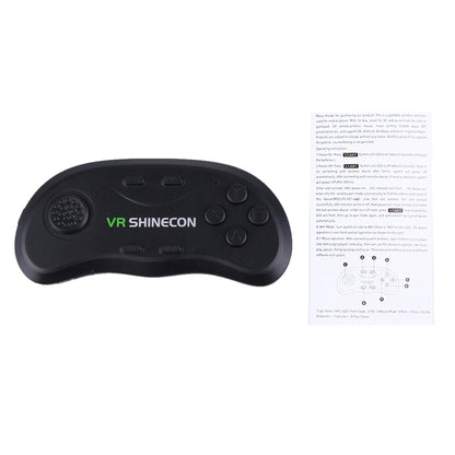 VR Shinecon 3D Movie Games Virtual Reality Glasses Bluetooth Remote Controller Gamepad(Black) - VR Accessories by PMC Jewellery | Online Shopping South Africa | PMC Jewellery | Buy Now Pay Later Mobicred