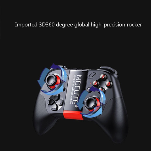 MOCUTE-054 Portable Bluetooth Wireless Game Controller with Phone Clip, for Android / iOS Devices / PC