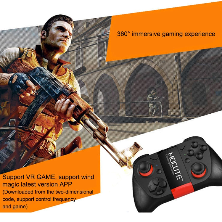 MOCUTE 050 Bluetooth Gaming Controller Grip Game Pad, For iPhone, Galaxy, Huawei, Xiaomi, HTC and Other Smartphones