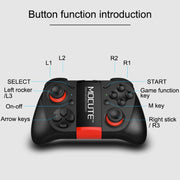 MOCUTE 050 Bluetooth Gaming Controller Grip Game Pad, For iPhone, Galaxy, Huawei, Xiaomi, HTC and Other Smartphones
