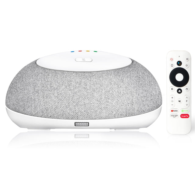 MECOOL KA1 Smart TV Speaker Android 11 TV Box with Remote Control, Amlogic S905X4 Quad Core Cortex-A55, 4GB+32GB, Dual-Band / Bluetooth / Ethernet / OTT(AU Plug)