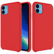For iPhone 11 Solid Color Liquid Silicone Shockproof Case (Red) - iPhone 11 Cases by PMC TechLife | Online Shopping South Africa | PMC TechLife