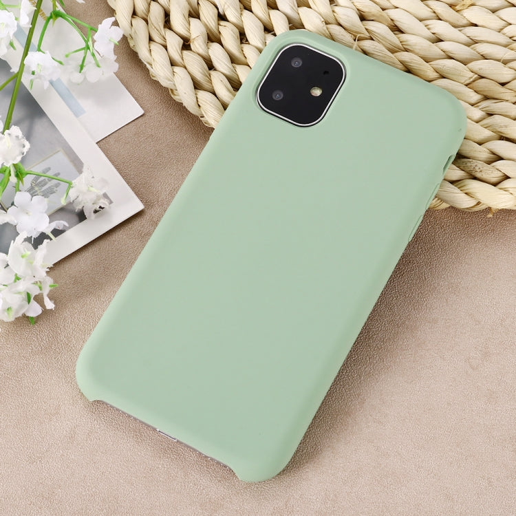 For iPhone 11 Solid Color Liquid Silicone Shockproof Case (Mint Green) - iPhone 11 Cases by PMC TechLife | Online Shopping South Africa | PMC TechLife