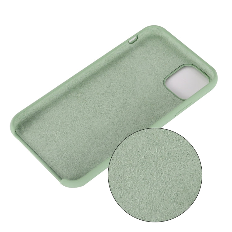 For iPhone 11 Solid Color Liquid Silicone Shockproof Case (Mint Green) - iPhone 11 Cases by PMC TechLife | Online Shopping South Africa | PMC TechLife