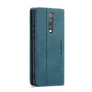 CaseMe-013 Multi-functional Retro Frosted Horizontal Flip Leather Case with Card Slot & Holder & Wallet For Xiaomi Mi 9T Pro / Redmi K20 Pro / Xiaomi Mi 9T / Redmi K20(Blue)