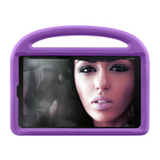 Shockproof EVA Bumper Case with Handle & Holder for Galaxy Tab A 10.1 T510 / T515(Purple)