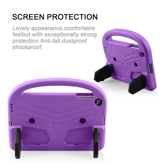 Shockproof EVA Bumper Case with Handle & Holder for Galaxy Tab A 10.1 T510 / T515(Purple)