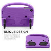 Shockproof EVA Bumper Case with Handle & Holder for Galaxy Tab A 10.1 T510 / T515(Purple)