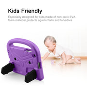 Shockproof EVA Bumper Case with Handle & Holder for Galaxy Tab A 10.1 T510 / T515(Purple)