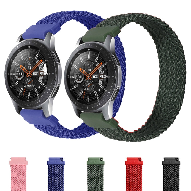 22mm Universal Nylon Weave Watch Band(Black) - Watch Bands by PMC TechLife | Online Shopping South Africa | PMC TechLife | Buy Now Pay Later Mobicred