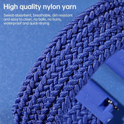 22mm Universal Nylon Weave Watch Band(Black)