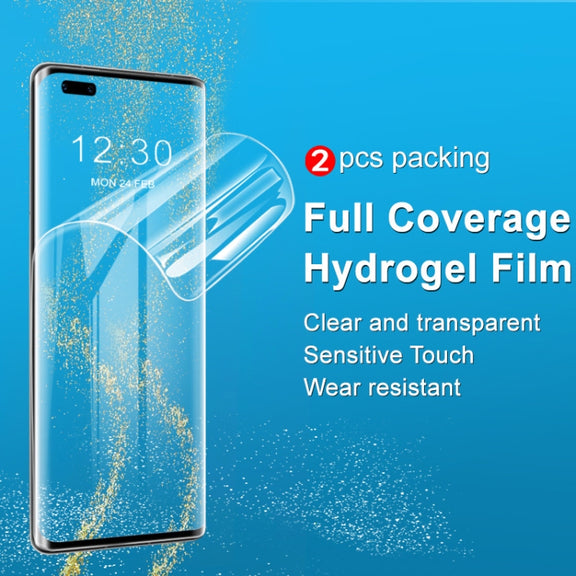 For Huawei Mate 40 Pro 5G 2 PCS IMAK Hydrogel Film III Full Coverage Screen Protector