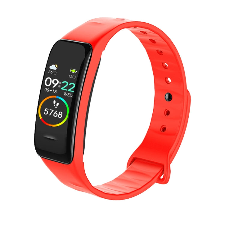 C1 0.96 inch Color Screen IP67 Water-resistant Smart Bracelet, Support Sleep Monitor / Heart Rate Monitor / Blood Pressure Monitor(Red) - Smart Wristbands by PMC TechLife | Online Shopping South Africa | PMC TechLife | Buy Now Pay Later Mobicred