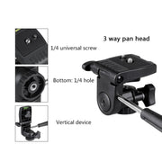 BEXIN MS02 Small Lightweight Tabletop Camera Tripod for Phone Dslr Camera
