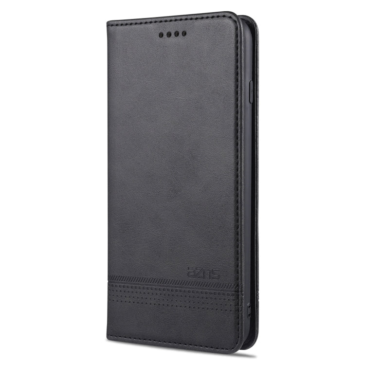 AZNS Magnetic Calf Texture Horizontal Flip Leather Case with Card Slots & Holder & Wallet For iPhone 8 / 7(Black) - More iPhone Cases by AZNS | Online Shopping South Africa | PMC Jewellery | Buy Now Pay Later Mobicred
