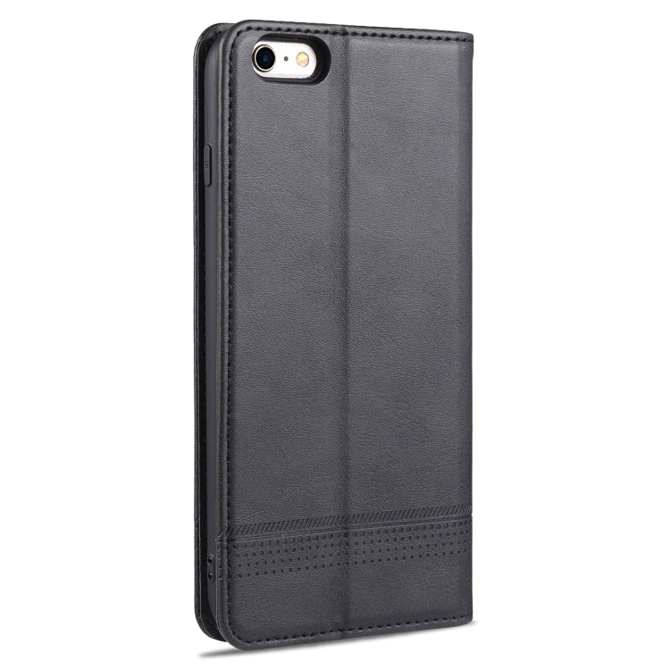 AZNS Magnetic Calf Texture Horizontal Flip Leather Case with Card Slots & Holder & Wallet For iPhone 8 / 7(Black) - More iPhone Cases by AZNS | Online Shopping South Africa | PMC Jewellery | Buy Now Pay Later Mobicred