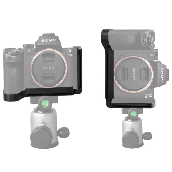 BEXIN A73 L-plate  Camera Vertical Clapper  for A7M3 A7III A7RIII Camera(Black)
