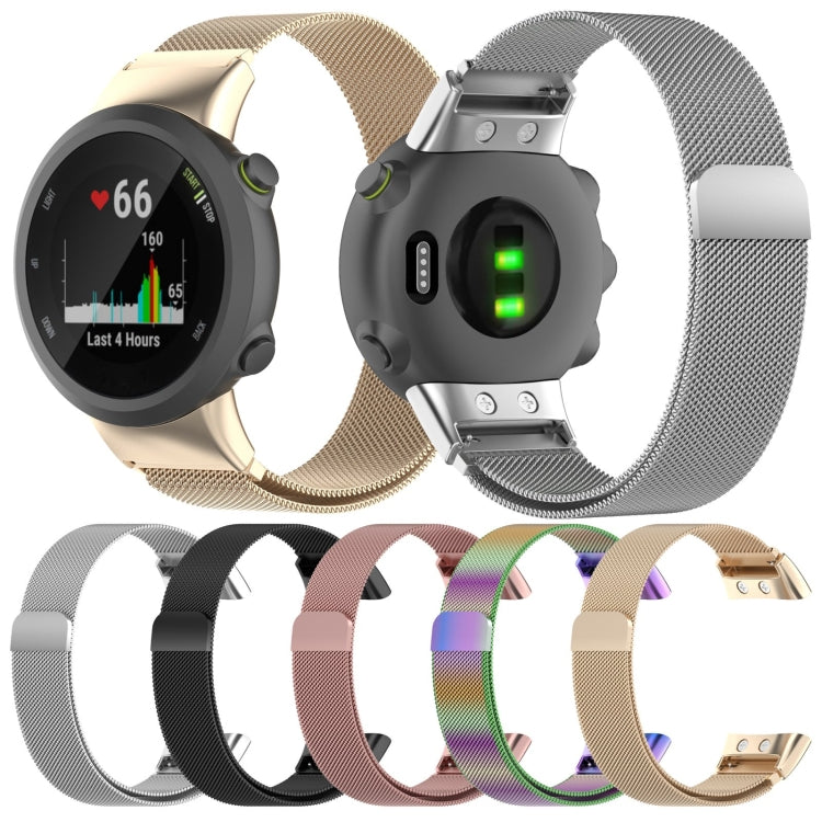 Compatible with Garmin Compatible witherunner 35 / 30 Milanese Watch Band(Colorful)