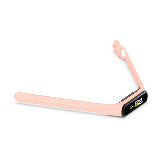 For Samsung Galaxy Fit 2 Silicone Watch Band(Pink)