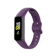 For Samsung Galaxy Fit 2 Silicone Watch Band(Purple)