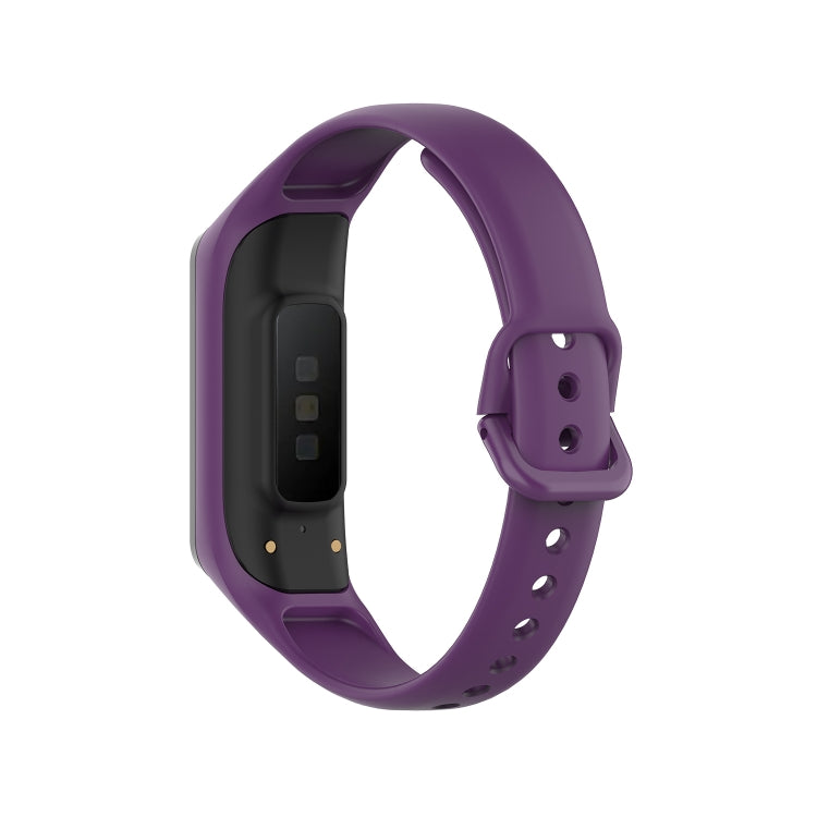 For Samsung Galaxy Fit 2 Silicone Watch Band(Purple)