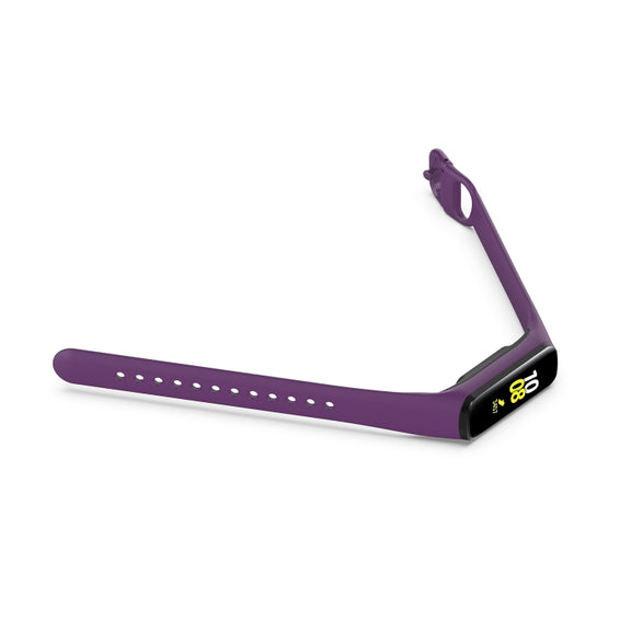 For Samsung Galaxy Fit 2 Silicone Watch Band(Purple)