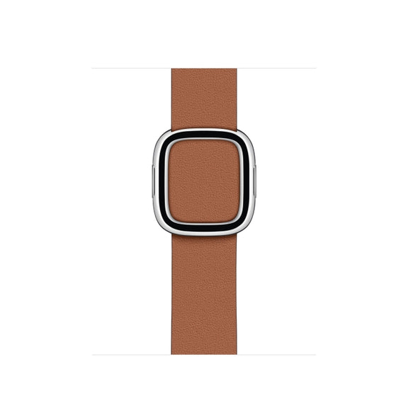 Modern Style Leather Watch Band For Apple Watch 42mm / 41mm / 40mm / 38mm(Brown)