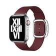 Modern Style Leather Watch Band For Apple Watch 42mm / 41mm / 40mm / 38mm(Coffee)