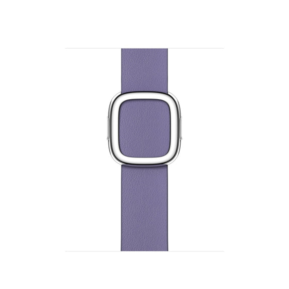 Modern Style Leather Watch Band For Apple Watch 42mm / 41mm / 40mm / 38mm(Purple)
