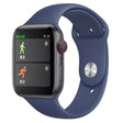 H55Pro 1.4 inch TFT Screen Smart Bluetooth Watch, Support Sleep Monitor / Heart Rate Monitor / Blood Pressure Monitor, Style: Silicone Strap(Dark Blue)