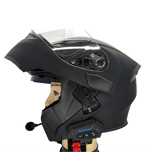 BT12 Motorcycle Helmet Bluetooth Headset Motorcycle Intercom Bluetooth Headset