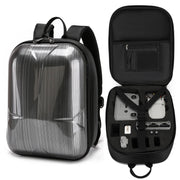 Water-resistant Backpack Shoulders Turtle Shell Storage Bag for DJI Mavic Mini 2(Black Liner)