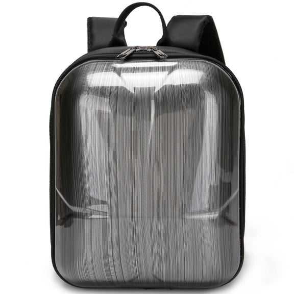 Water-resistant Backpack Shoulders Turtle Shell Storage Bag for DJI Mavic Mini 2(Black Liner)