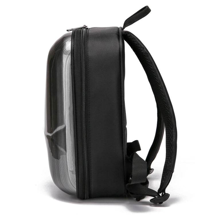 Water-resistant Backpack Shoulders Turtle Shell Storage Bag for DJI Mavic Mini 2(Black Liner)