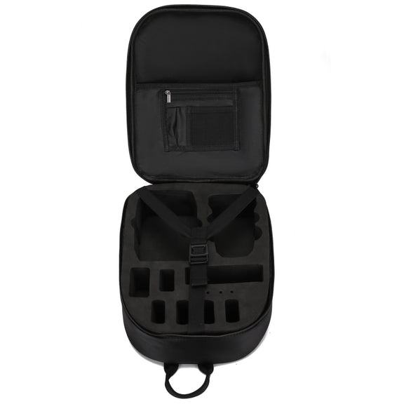 Water-resistant Backpack Shoulders Turtle Shell Storage Bag for DJI Mavic Mini 2(Black Liner)