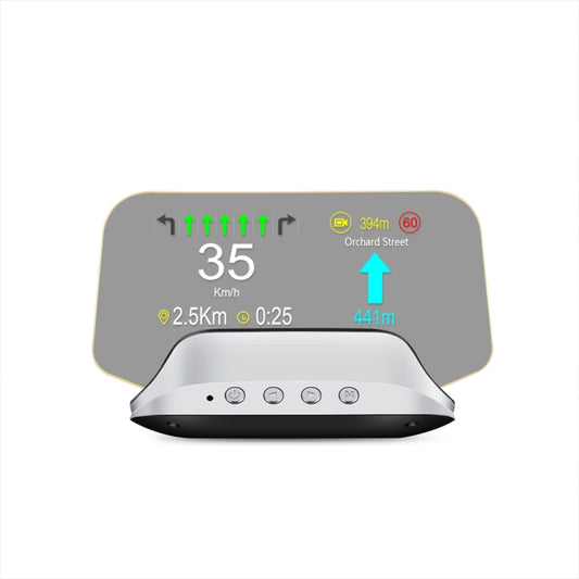 C3 OBD2 + GPS Mode Car Head-up Display HUD Overspeed / Speed / Water Temperature Too High / Voltage Too Low / Engine Failure Alarm / Fatigue Driving Reminder / Navigation Function - free shipping - PMC Jewellery - Order now!