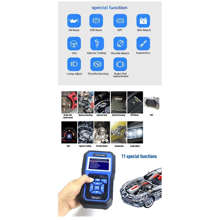 KONNWEI KW450 Car 2.8 inch TFT Color Screen Battery Tester Support 2 Languages / System  XP WIN7 WIN8 WIN10 - free shipping - PMC TechLife - Order now!