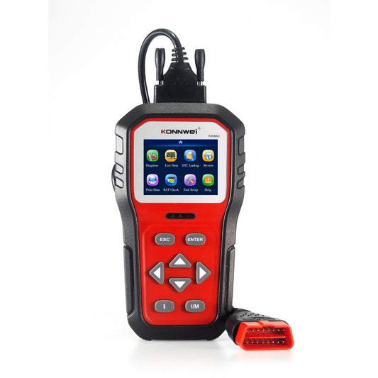 KONNWEI KW860 Car 2.8 inch TFT Color Screen Battery Tester Support 8 Languages / I Key Analysis Function - free shipping - PMC Jewellery - Order now!