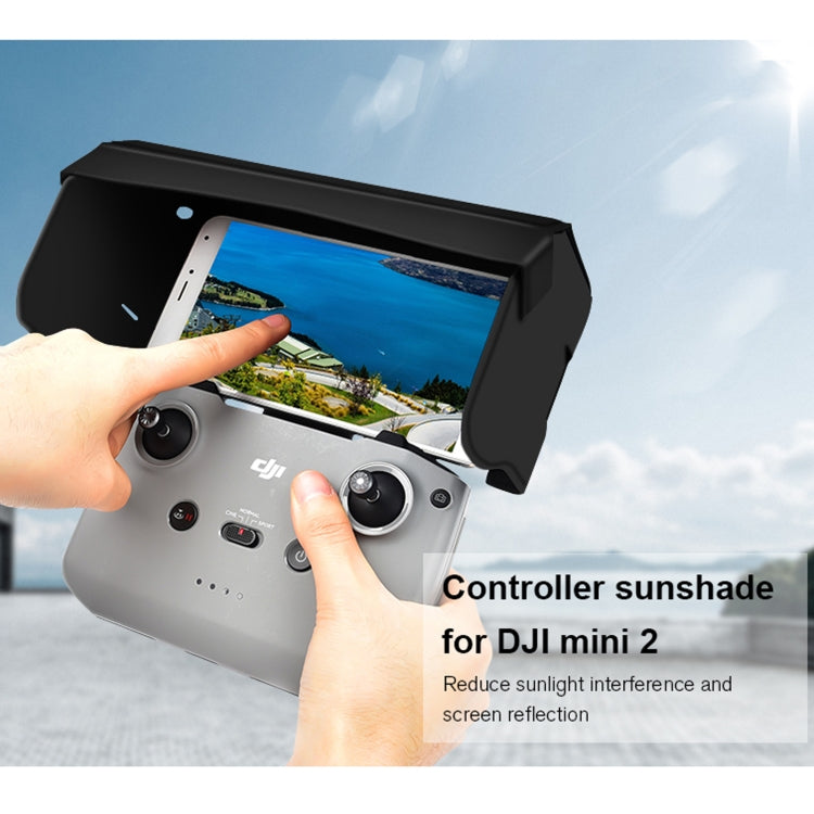STARTRC 1108859 Dedicated Foldable Remote Control Magnetic Sunshade Anti-reflective Plate for DJI Mini 2 / Mavic Air 2 / Air 2S(Black)