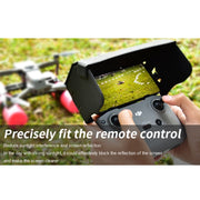 STARTRC 1108859 Dedicated Foldable Remote Control Magnetic Sunshade Anti-reflective Plate for DJI Mini 2 / Mavic Air 2 / Air 2S(Black)