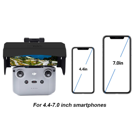 STARTRC 1108859 Dedicated Foldable Remote Control Magnetic Sunshade Anti-reflective Plate for DJI Mini 2 / Mavic Air 2 / Air 2S(Black)