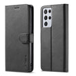 For Samsung Galaxy S21 Ultra 5G LC.IMEEKE Calf Texture Horizontal Flip Leather Case with Holder & Card Slots & Wallet(Black) - free shipping - PMC TechLife - Order now!